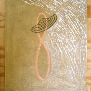 Sandpaper Drawing Coral