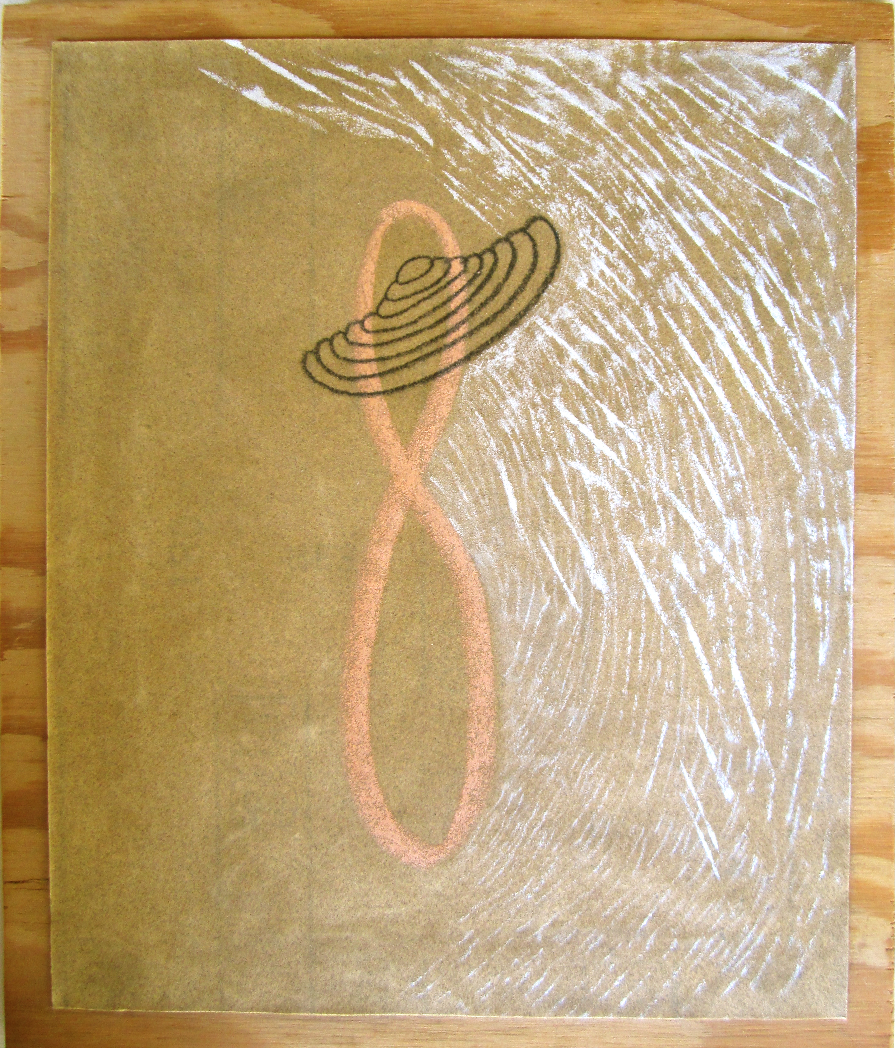 Sandpaper Drawing Coral